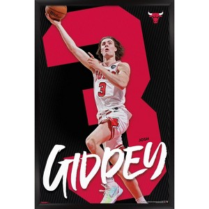 Trends International NBA Chicago Bulls - Josh Giddey 25 Framed Wall Poster Prints - 1 of 4