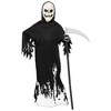 Whizmax Grim Reaper Costume--Glow in the Dark Phantom Costume with Scythe,Skull Mask and Glove (L) - 2 of 4