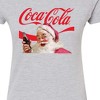 Women's - Coca-Cola - Santa Closeup Coca Cola Logo Fitted Graphic T-Shirt - 2 of 3