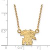 Black Bow Jewelry 14k Yellow Gold Kentucky Wildcats NCAA Necklace 18 Inch - 2 of 4