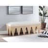 Meridian Furniture,Altair Velour Fur Fabric Bench - 2 of 4