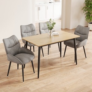 5-Piece Dining Set with Kitchen Table and 4 Chairs for Kitchen, Dining Room - 1 of 4