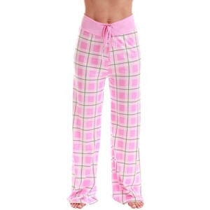 Just Love Womens Wide Leg Casual Comfy Flowy Loose Stretch - Palazzo Pajama Pants PJs - 1 of 3