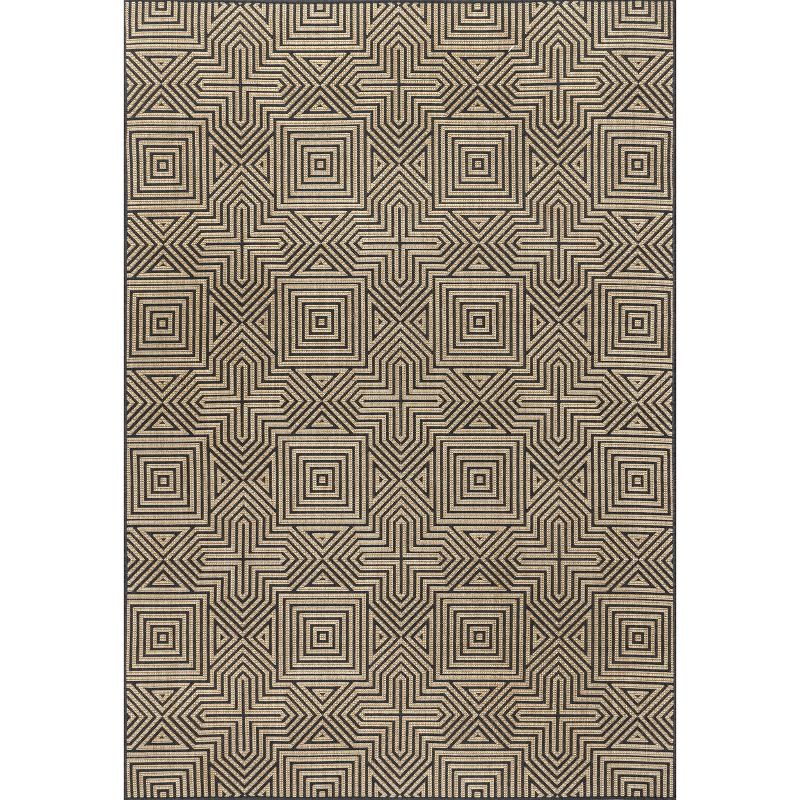 nuLOOM Kelsey Modern Abstract Indoor and Outdoor Area Rug, 1 of 11