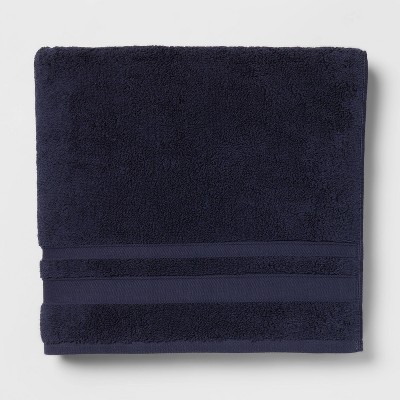 Performance Bath Towel Navy Blue - Threshold™