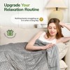 Weighted Blanket for Adults,15lbs, 60x80in, Grey, Breathable Cooling Throw for Calm Sleeping - 2 of 4