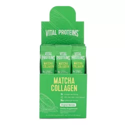 Vital Proteins On-The-Go Matcha Collagen Original Stick Pack Box - 14ct