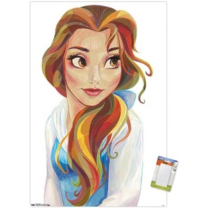 Trends International Disney Beauty And The Beast - Belle - Stylized Unframed Wall Poster Prints - 1 of 4
