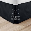 Premium Pleated Dust Ruffle Bed Skirt - Easy Fit - Becky Cameron - 3 of 4