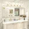 Apmir Rectangular Aluminum Alloy Framed and Tempered Glass Wall Bathroom Vanity Mirror in Matte Black/ Gold/ Silver/ Brown - 2 of 4