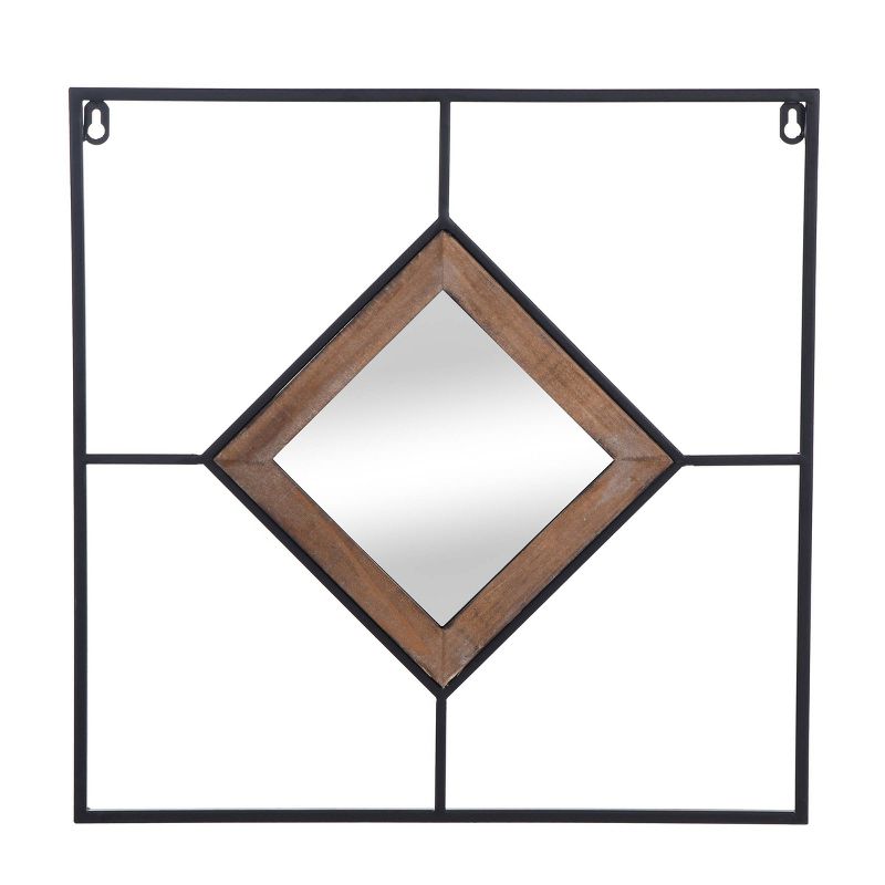 Jasper Diamond Tile Wall Mirror Black/White - StyleCraft, 1 of 8