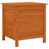 vidaXL Patio Storage Box Brown 19.7 in.x19.3 in.x22.2 in. Solid Wood Fir - 2 of 4