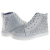 Kensie Girl Glitzy Girls Lace-Up High-Top Sneakers with Rhinestone Details (Toddler' Sizes) - 4 of 4