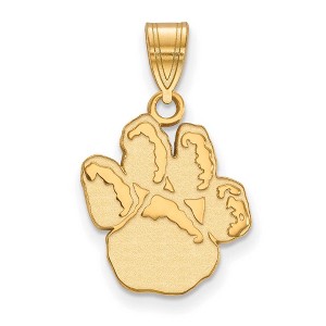 Black Bow Jewelry 14k Yellow Gold Pittsburgh Panthers NCAA Medium Pendant - 1 of 3