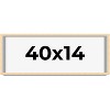 PosterPalooza | Panoramic Classic Modern Yellow Frame - UV Acrylic, Foam Board Backing, Hanging Hardware - 2 of 4