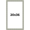 PosterPalooza | Sculpted Blue Picture Frame - UV Acrylic, Foam Board Backing, Hanging Hardware - 2 of 4