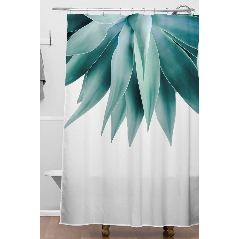 Gale Switzer Agave Fringe Shower Curtain Green - Deny Designs, 3 of 7