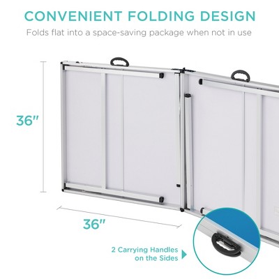 Blue Folding Outdoor Ping Pong Table with Net and Paddles