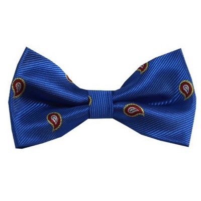 Men's Paisley Color 2.75 W And 4.75 L Inch Pre-Tied adjustable Bow Ties