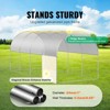 VEVOR Walk-in Tunnel Greenhouse, 14.6x6.4x6.3 ft Hoop House Greenhouse Tunnel with Galvanized Steel Frame, White PE Cover, 8 Windows - 3 of 4
