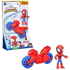 Marvel Spidey and His Amazing Friends Spidey Vehicle & 2.5" Inch Action Figure - 1 of 3