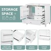 KTMBDW Bathroom Vanity with Ceramic Sink, Wooden Door Bathroom Storage Vanity, Small Quick Assembly Bathroom Cabinet - 4 of 4