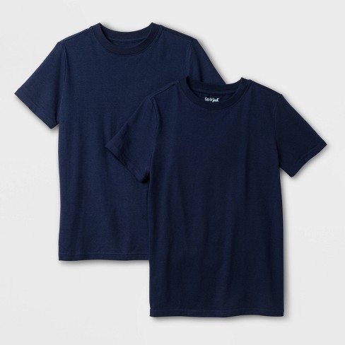 Boys' 2pk Short Sleeve T-shirt - Cat & Jack™ Navy Xs : Target