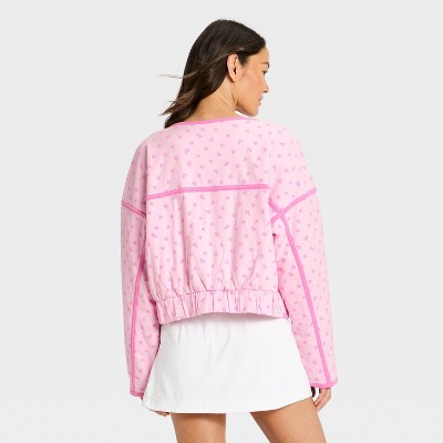 Женские куртки JoyLab Women's Quilted Floral Jacket - JoyLab™ Rose Pink XXS — фото 2