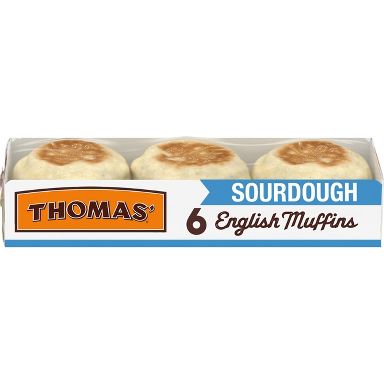 Thomas' Sourdough English Muffins - 12oz/6ct