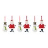 Melrose Whimsical Santa and Snowman Ornament (Set of 6) - 3 of 4