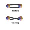Unique Bargains Umbrella Type Universal Bumper Quick Release Front Rear Bumper Fasteners 4 Set - 3 of 4