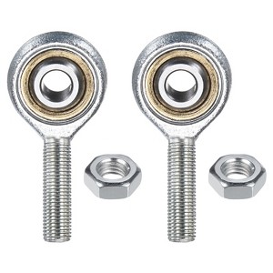 Unique Bargains Self-Lubricating Thread Steel Joint Jam Nut Rod End Bearing 2 Pcs - 1 of 4