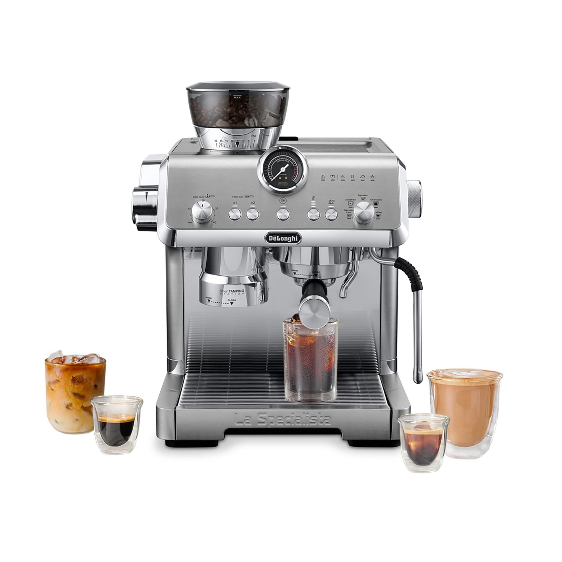 Refurbished DeLonghi La Specialista Opera Espresso Machine with Cold Brew (Manufacturer Refurbished)