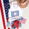 Simply Sage Market Women's America Vibes Stacked Racerback Graphic Tank - 3 of 4