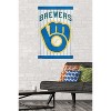Trends International MLB Milwaukee Brewers - Retro Logo Unframed Wall Poster Prints - 2 of 4