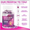 Hair, Skin & Nails Vitamins Women, Biotin 5000mcg to Support Hair Growth with Argan Oil, Collagen & Hyaluronic Acid - 120 Softgels By Hello Lovely! - 4 of 4