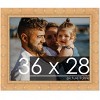 PosterPalooza | 36x28 Modern Bamboo Picture Frame, UV Acrylic, 5 Finishes - 2 of 4
