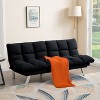 Racxily Multifuctional Sofa Bed, Foldable 2-Seater Sofa, Corduroy Fabric, Suitable for Living Rooms & Apartments - 2 of 4