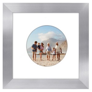 Americanflat Picture Frame with Oval Mat Insert and Shatter-Resistant Glass - Signature Collection - Photo Frame for Wall Display - 1 of 4