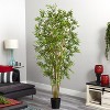HomeStock  6 ft. Artificial Bamboo Tree in Pot for Indoor/Outdoor - 4 of 4