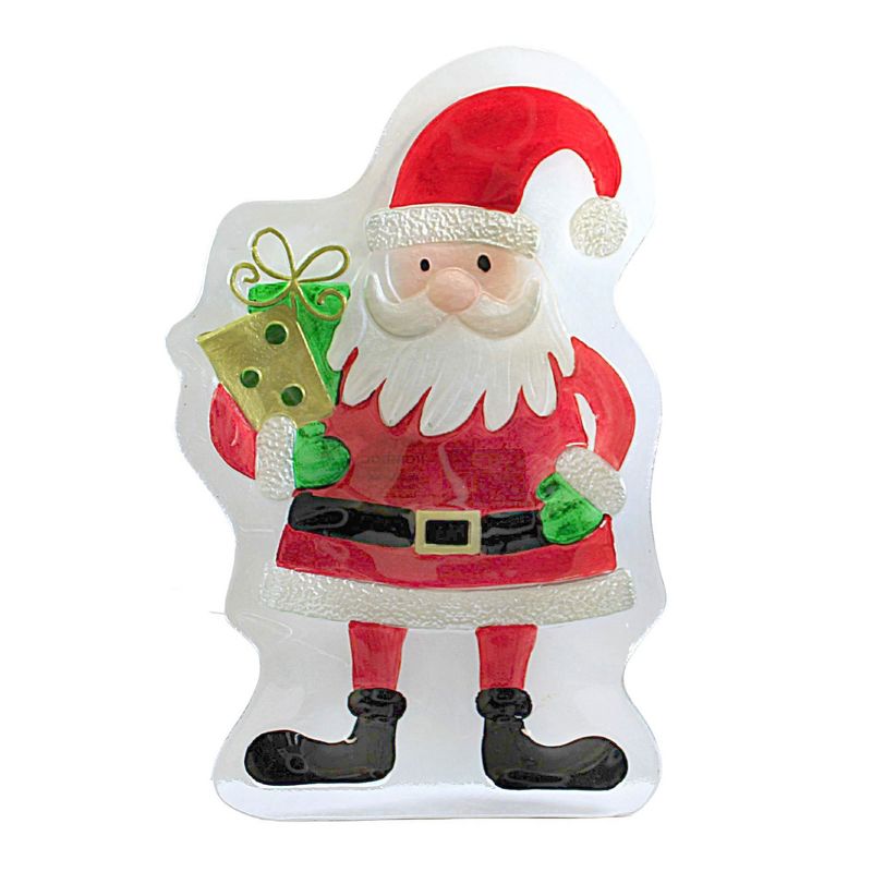 18.0 Inch Santa With Presents Platter Christmas Claus Serving Platters, 1 of 4
