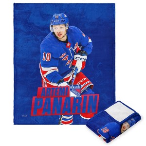 NHL New York Rangers Artemi Panarin Player Silk Touch Throw Blanket 50x60 Inches - 1 of 4