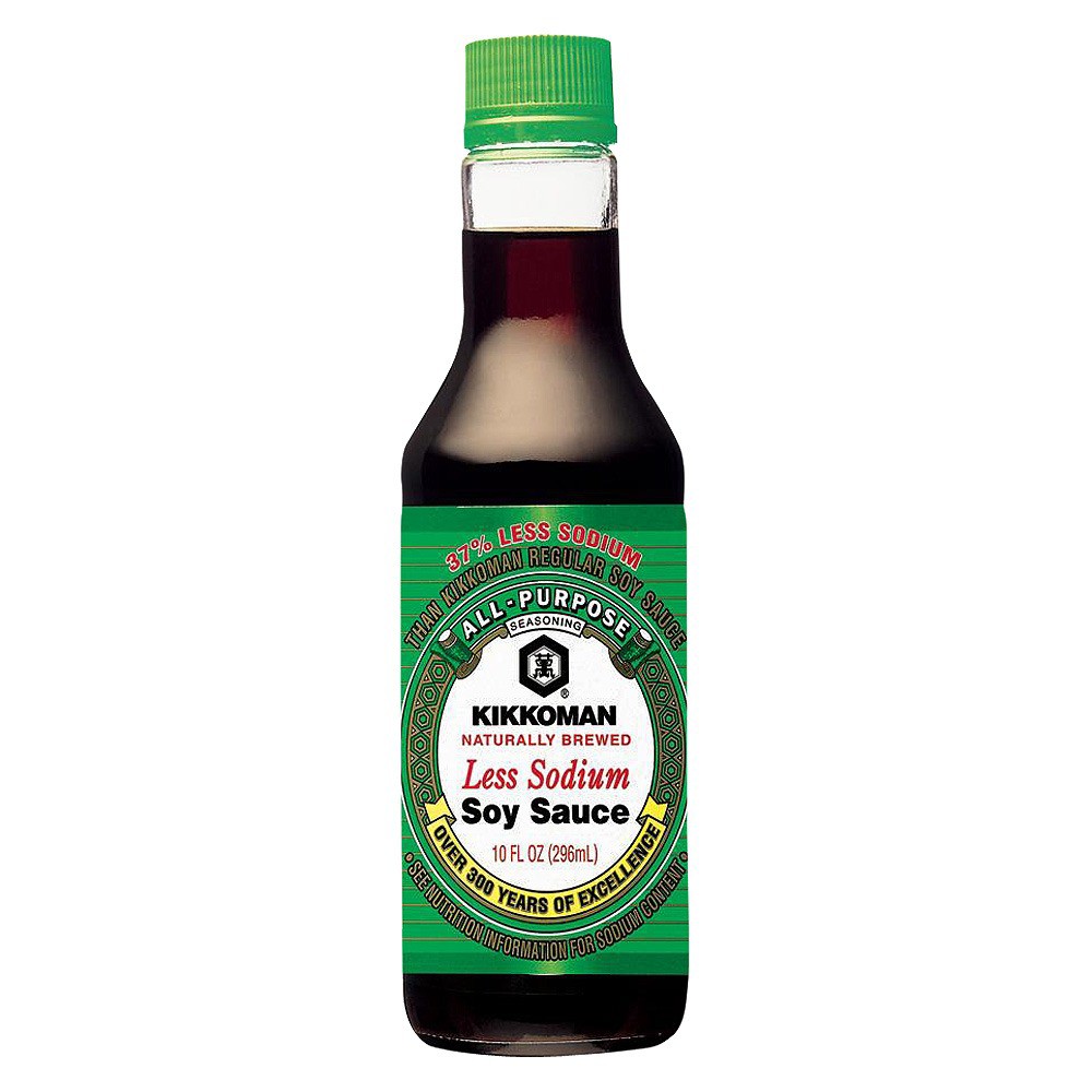 Kikkoman LESS SODIUM SOY SAUCE, SOY
