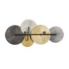 Aluminum Plate Radial Wall Decor Gold/Silver/Black - Olivia & May: Nautical Style, Indoor Metalwork Art - 3 of 4