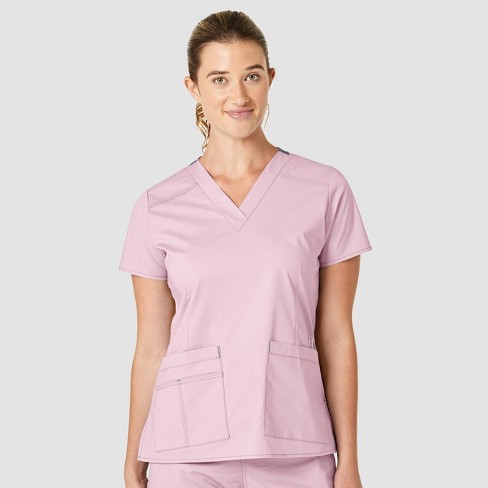 PRO Womens 4 Pocket Notch Neck Scrub Top – Wink Scrubs