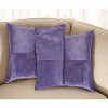 HomeRoots Set of Two 18" Purple Cowhide Throw Pillows - 2 of 4