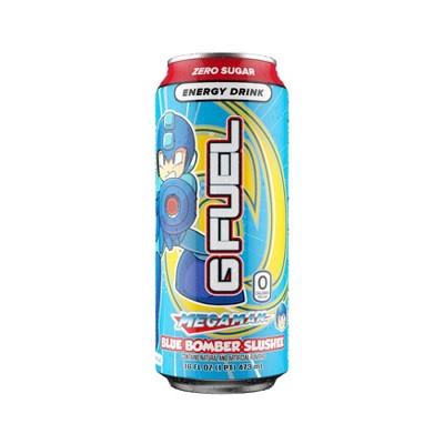 G Fuel Mega Man Blue Bomber Slushee Energy Drink Philippines Ubuy