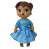 Doll Clothes Superstore Lace And Silk Dress Fits 12 Inch Baby Alive And Little Baby Dolls - 2 of 4