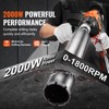 VEVOR Core Drill Machine, 0.8-6.3in Drilling Diameter Handheld Diamond Core Drill Rig with Carrying Case, 2000W Rugged Concrete Core Drill, Orange - 3 of 4