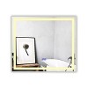 Chloe Lighting Luminosity Back Lit Rectangular Touch Screen Led Mirror 3 Color Temperatures 3000k-6000k 28`` Wide - 3 of 4